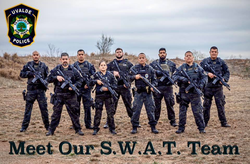 Uvalde Tx Police SWAT Team Blank Meme Template