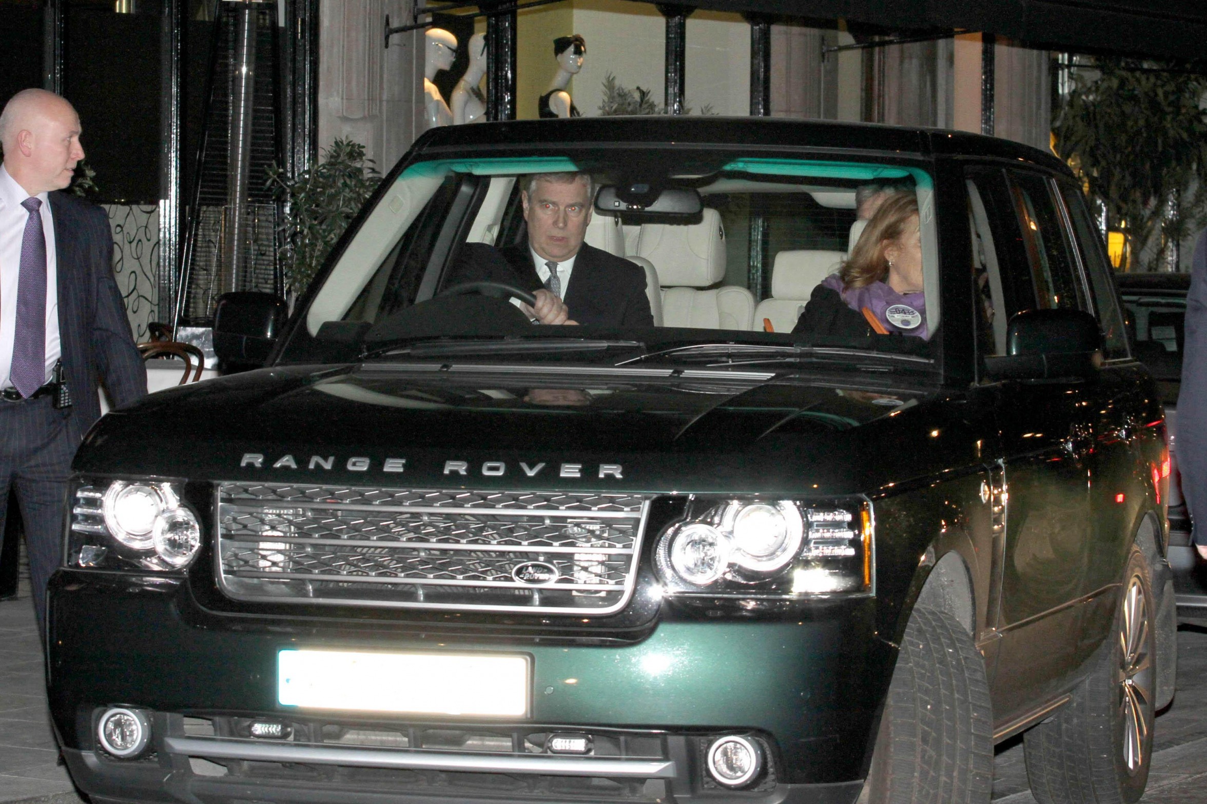 Prince Andrew Car Blank Meme Template