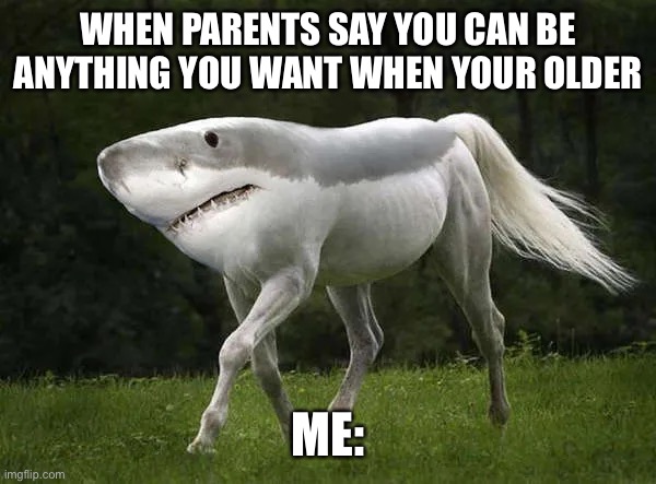 Life |  WHEN PARENTS SAY YOU CAN BE ANYTHING YOU WANT WHEN YOUR OLDER; ME: | image tagged in funny | made w/ Imgflip meme maker