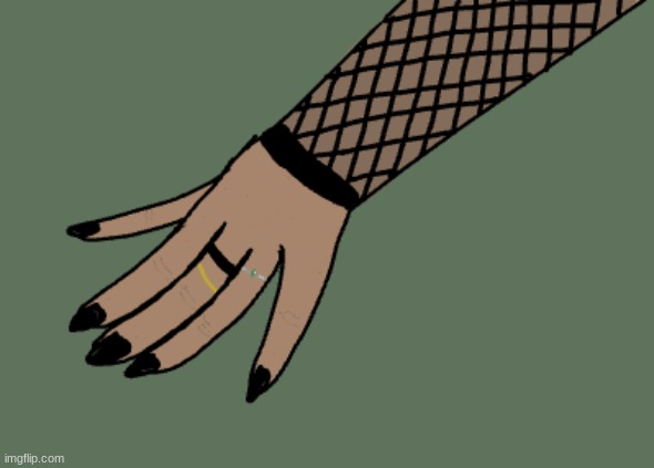 Emo hand though... | image tagged in hands,drawing | made w/ Imgflip meme maker