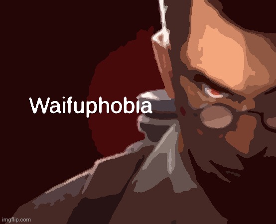 Waifu Phobia | image tagged in waifu phobia | made w/ Imgflip meme maker