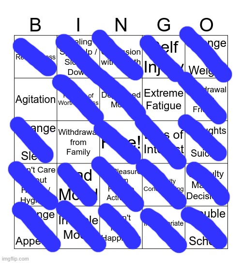 This is how I am!!! | image tagged in depression bingo 1,guy goes to insert text here | made w/ Imgflip meme maker