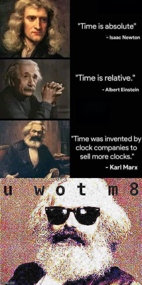 Conservative Party’s little-known Marxist roots. #CulturalMarxism | image tagged in karl marx on time,karl marx sunglasses u wot m8 deep-fried 2,time,karl marx,conservative party,marxism | made w/ Imgflip meme maker