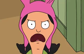 High Quality louise belcher mad Blank Meme Template
