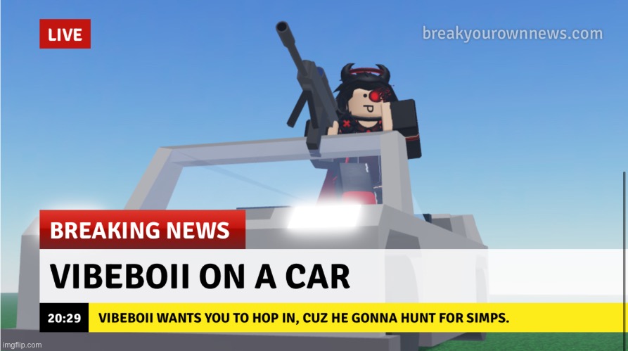 Hop in. | image tagged in roblox meme | made w/ Imgflip meme maker