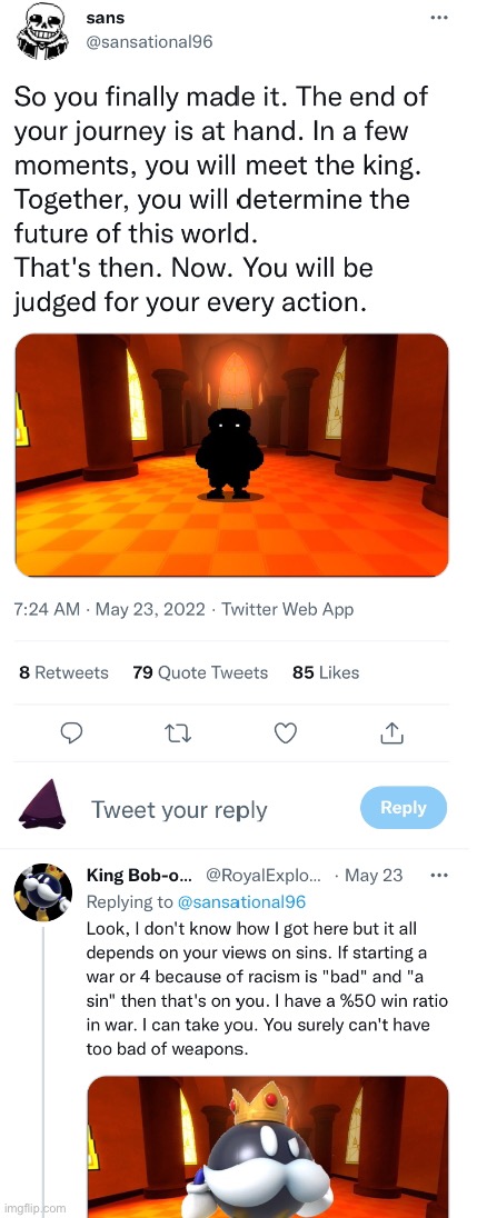 Yo what the fuck, King Bob-omb spitting facts holy shit | made w/ Imgflip meme maker