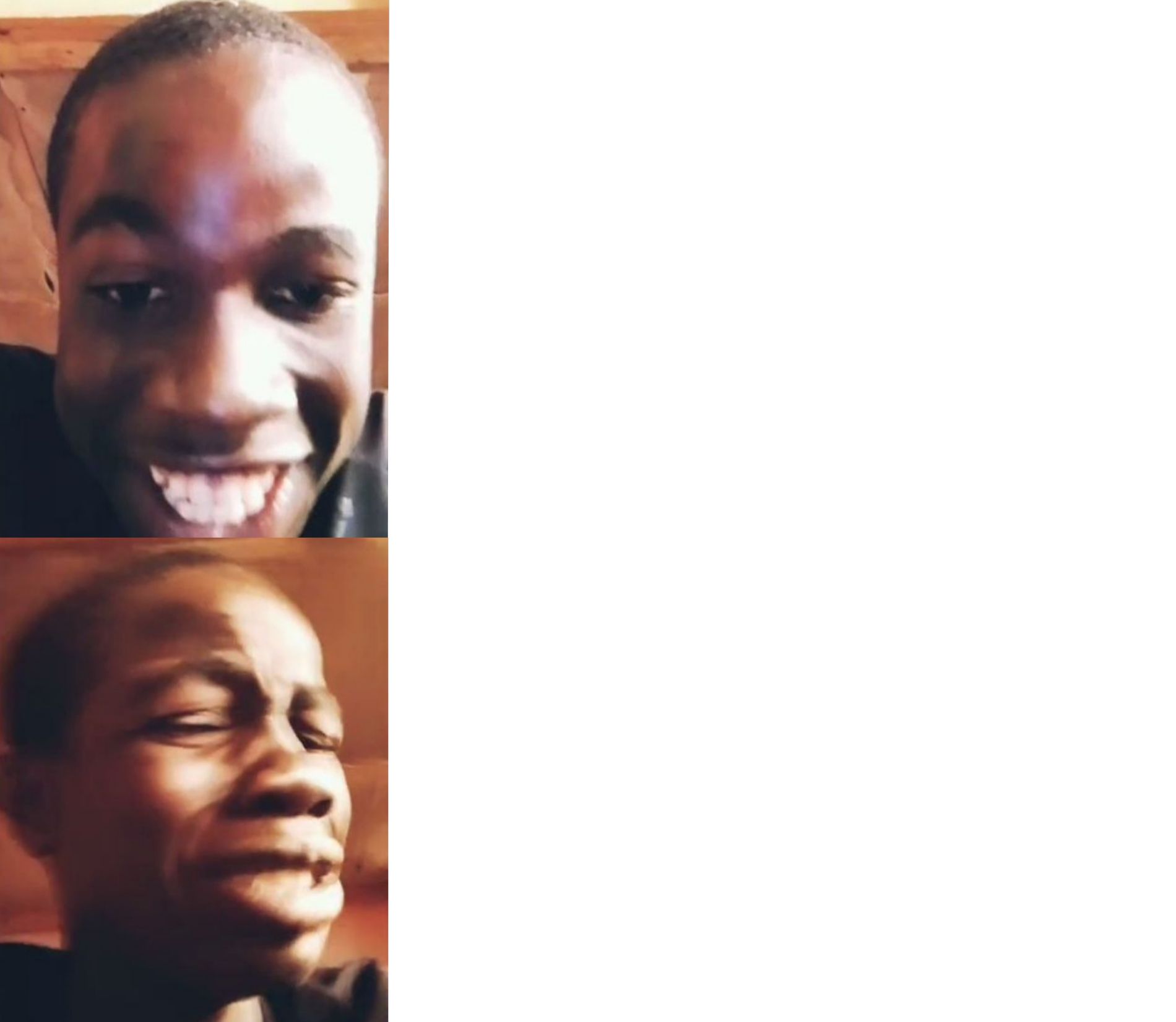 Disappointed Boqlibo From Nigeria Blank Meme Template