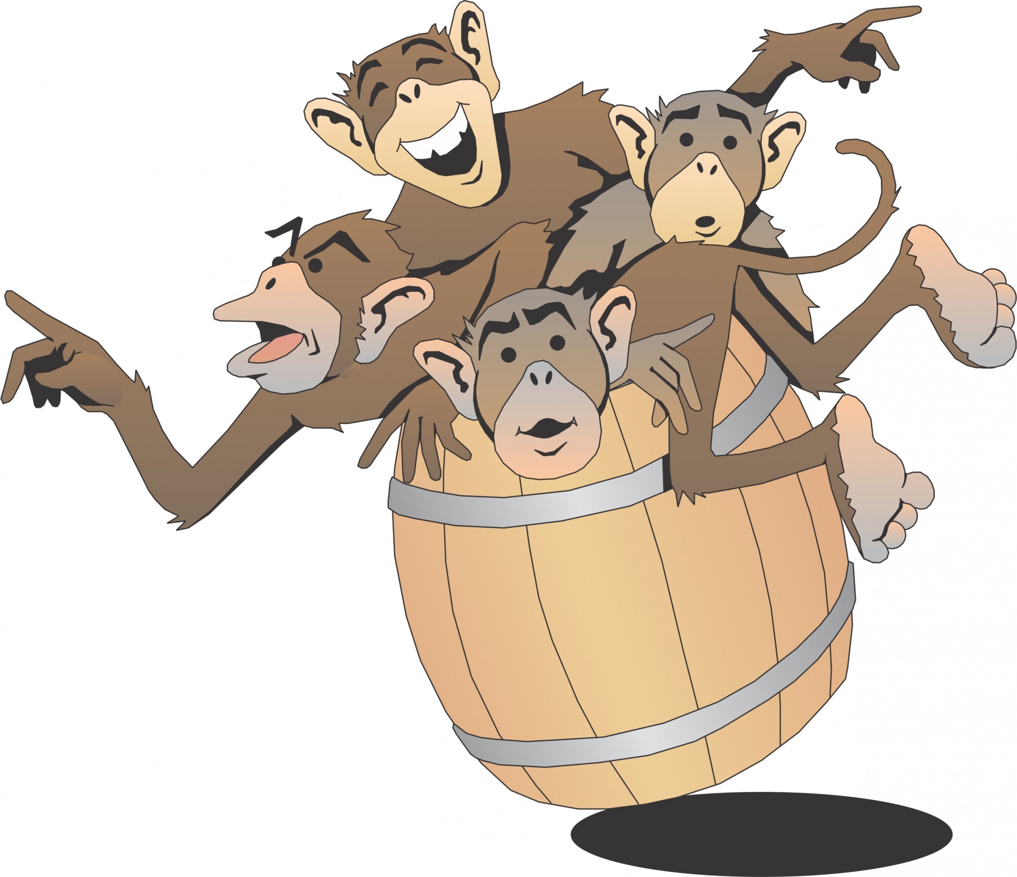 High Quality barrel of monkey pox Blank Meme Template
