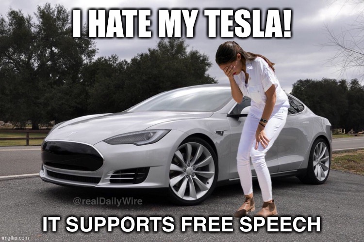 It has nothing to do with union labor and everything to do with the loss of censorship | I HATE MY TESLA! IT SUPPORTS FREE SPEECH | image tagged in tesla,elon musk | made w/ Imgflip meme maker