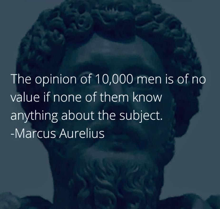 High Quality Marcus Aurelius quote Blank Meme Template