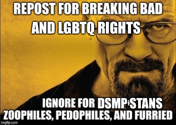 Finally, one I can agree with | AND LGBTQ RIGHTS; DSMP STANS | made w/ Imgflip meme maker