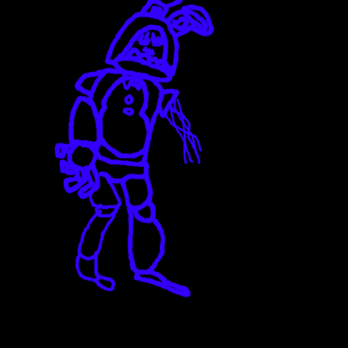 Nightmare Withered Bonnie Blank Meme Template