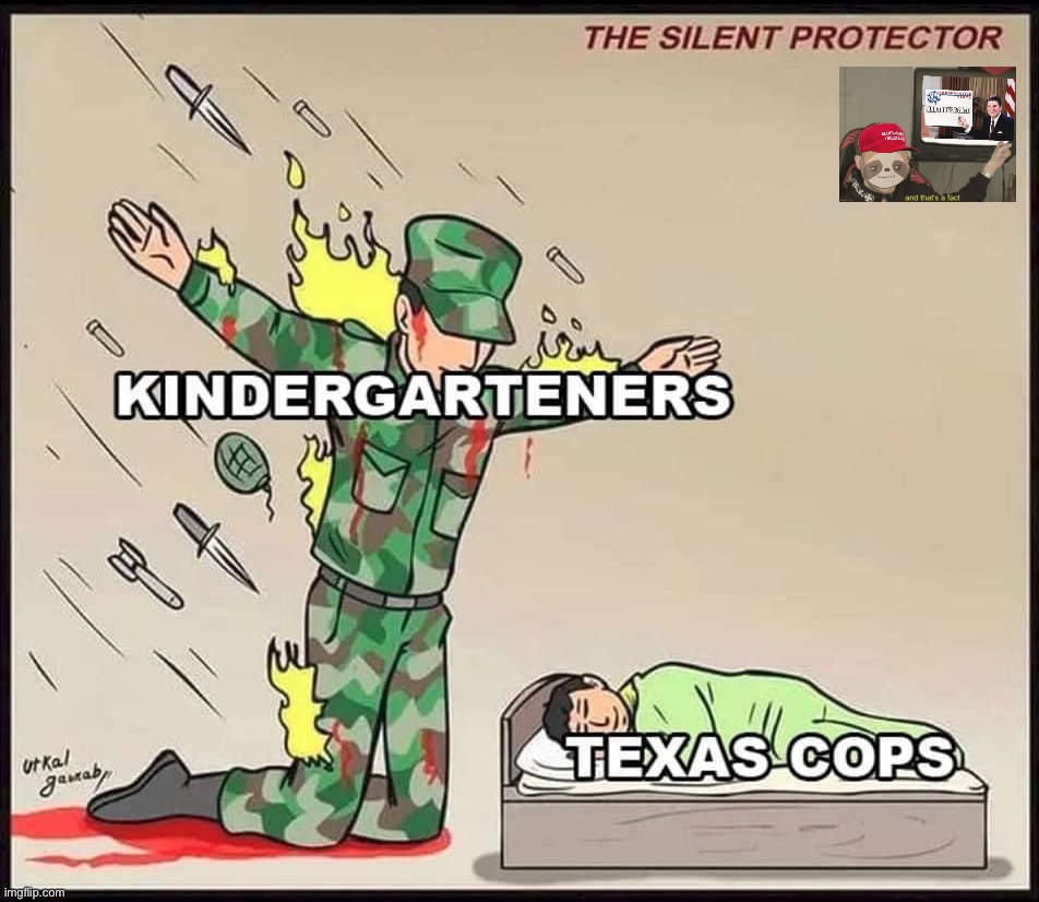Not all heroes wear capes. Thank you, schoolchildren of Uvalde. #TheSilentProtectors | image tagged in kindergartners vs texas cops,school shooting,school shootings,school shooter,mass shootings,mass shooting | made w/ Imgflip meme maker