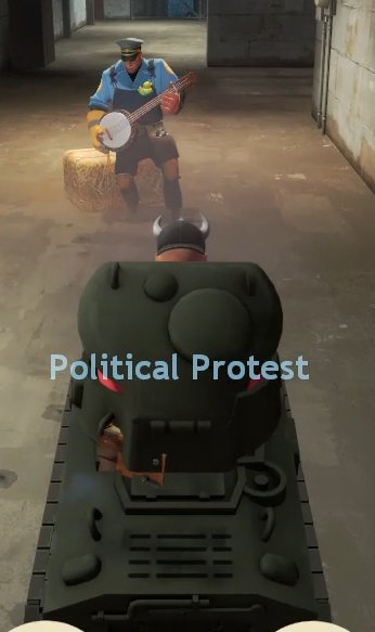 tf2 political protest Blank Meme Template