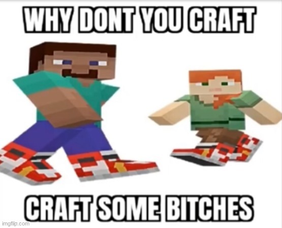 craft some bitches | made w/ Imgflip meme maker