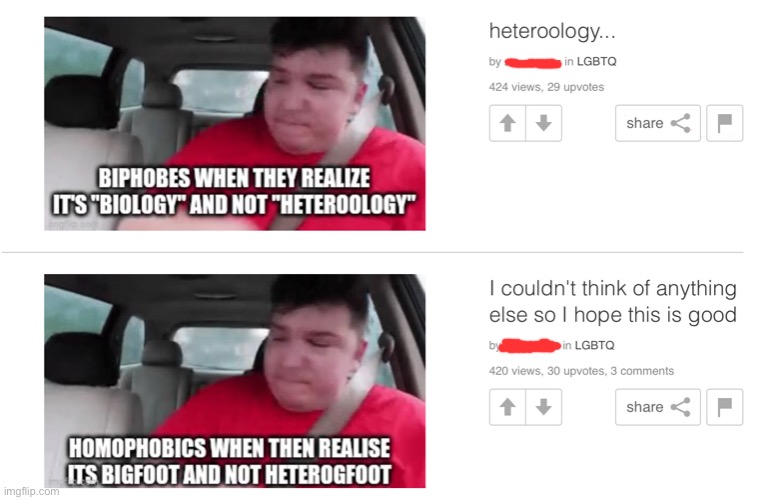 i found these two in sync in the lgbtq+ stream… and im dying | image tagged in cars | made w/ Imgflip meme maker