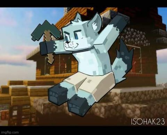 FurryCraft (art by Isohak23) | image tagged in furry,minecraft | made w/ Imgflip meme maker