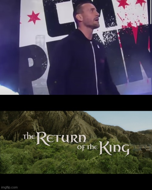image tagged in return of the king,punk,lord of the rings,lotr,one does not simply,wwe | made w/ Imgflip meme maker