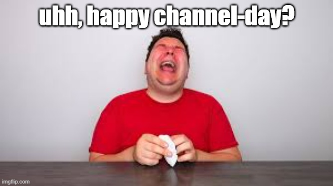 Nik's channel was made this day in 2014 | uhh, happy channel-day? | image tagged in nikocado avocado | made w/ Imgflip meme maker