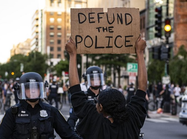 High Quality Defund the police Blank Meme Template