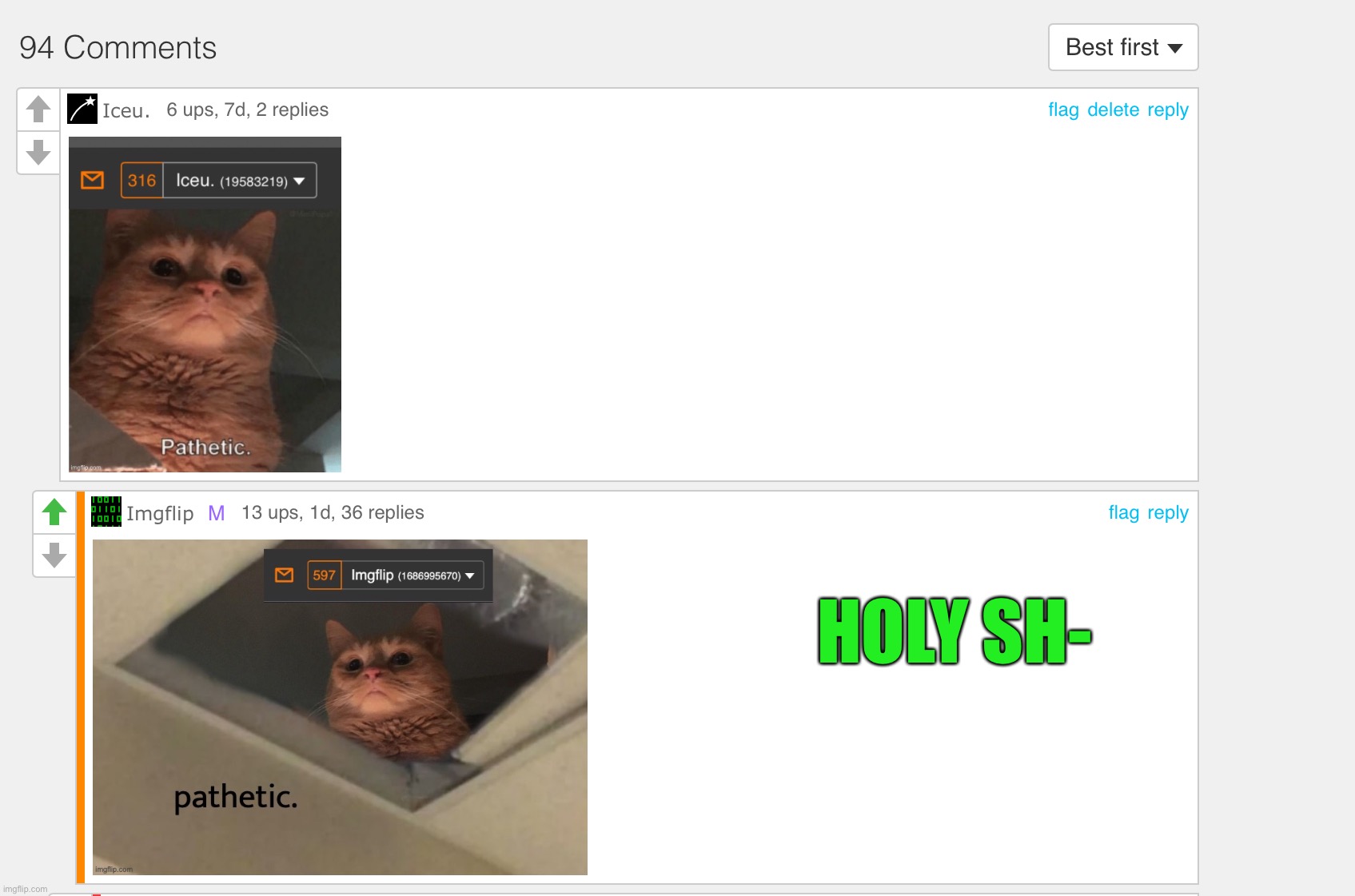 HOLY SH- | made w/ Imgflip meme maker