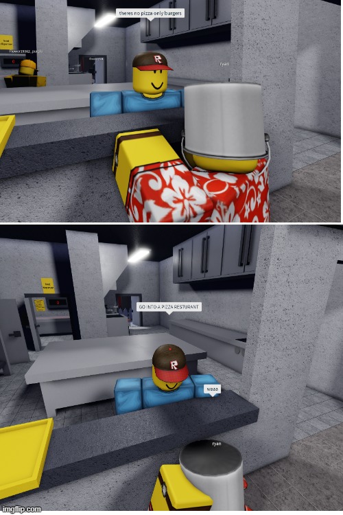 random roblox meme bc why not | image tagged in blank white template,be deead forever simulator,roblox,r0bl0x,70310x,guess the last number for a code hint | made w/ Imgflip meme maker