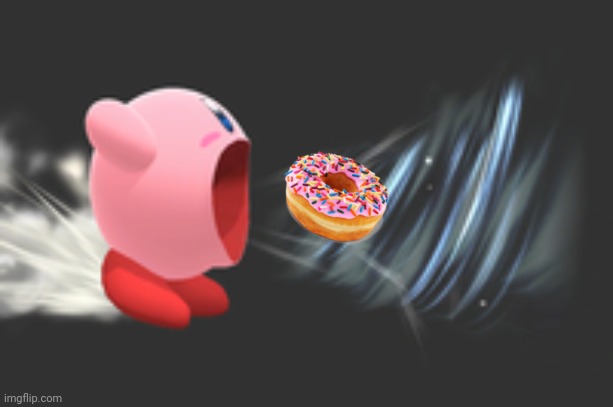 kirby inhale | image tagged in kirby inhale | made w/ Imgflip meme maker