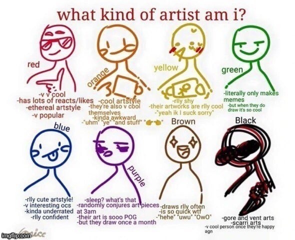 I'm pink. Makes the shittest art ever | made w/ Imgflip meme maker