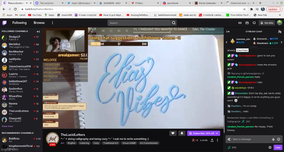 he didi the thing (EliasVibes is my twitch username) | made w/ Imgflip meme maker