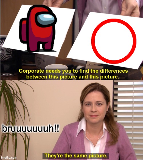 They're The Same Picture | bruuuuuuuh!! | image tagged in memes,they're the same picture | made w/ Imgflip meme maker
