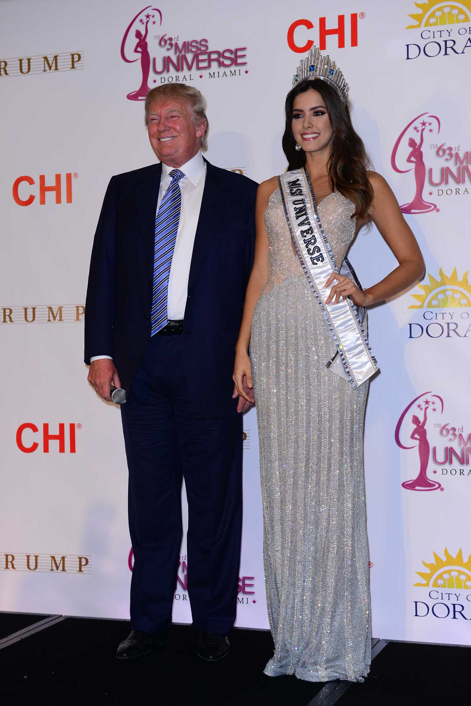 Trump sexier than Miss Universe Blank Meme Template