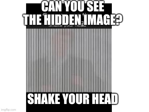 Hi | CAN YOU SEE THE HIDDEN IMAGE? SHAKE YOUR HEAD | image tagged in fun | made w/ Imgflip meme maker