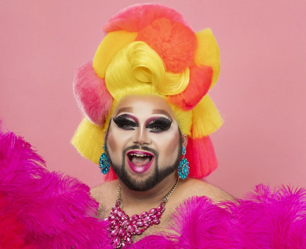 flaming gay guy transgender transsexual drag queen Blank Meme Template
