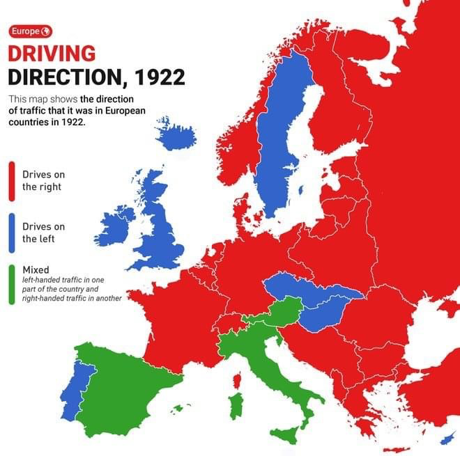 Driving direction 1922 Blank Meme Template