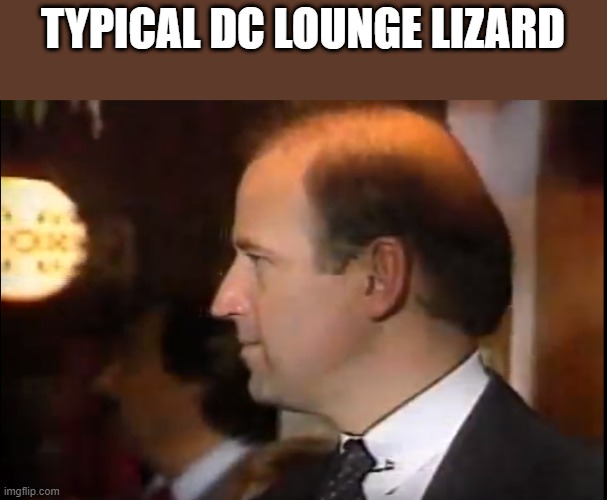 YOUNG JOE..a player. | TYPICAL DC LOUNGE LIZARD | image tagged in dementia | made w/ Imgflip meme maker