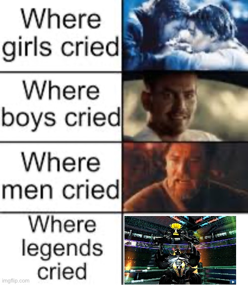 Heheh, REAL STEEL MEME TIME | image tagged in where legends cried | made w/ Imgflip meme maker