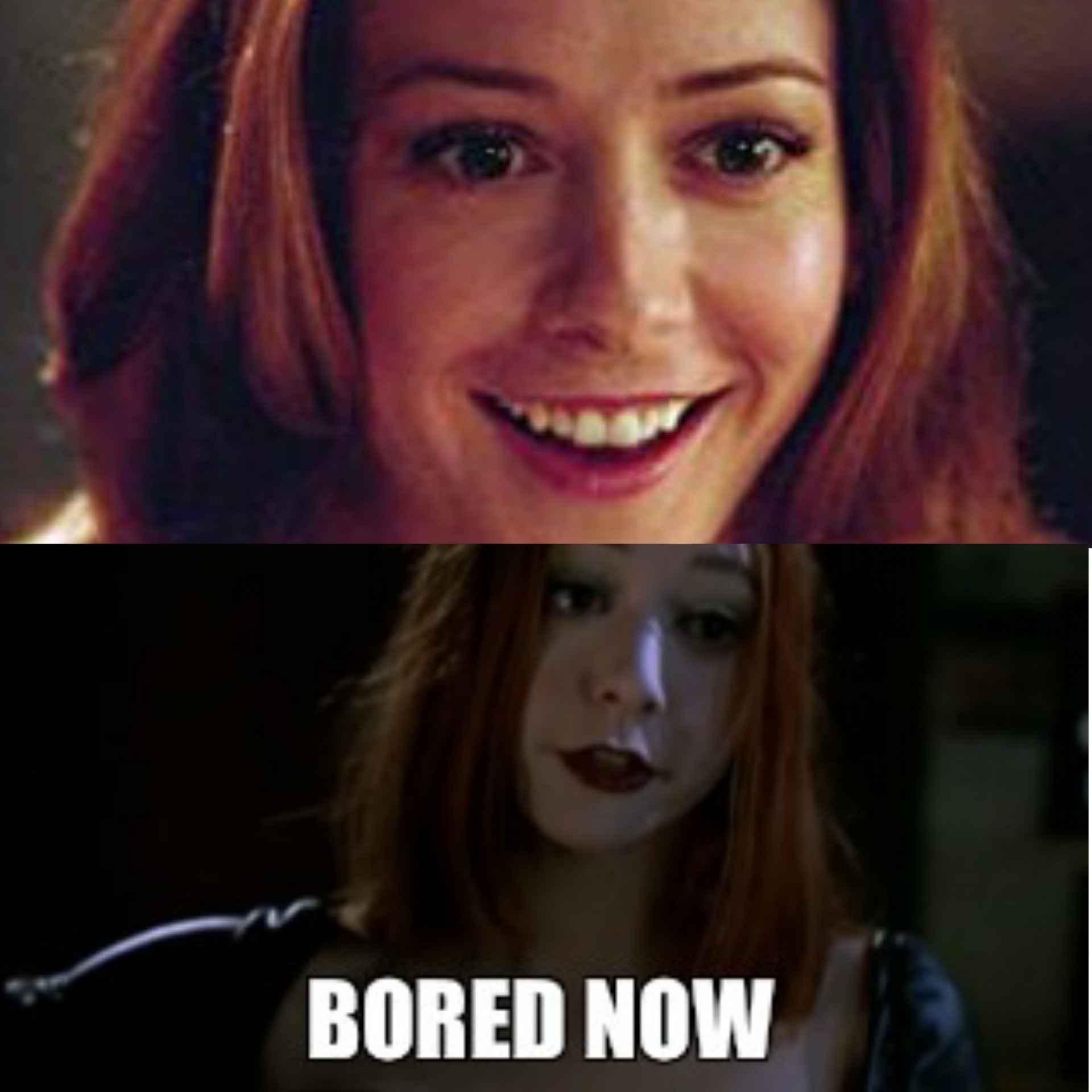 Excited vs. Bored Willow Blank Meme Template