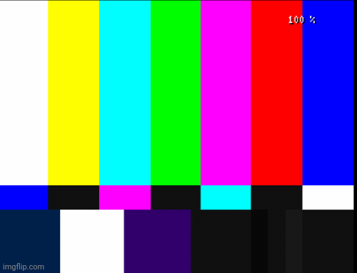 Color Bars Test Pattern | image tagged in gifs,ntsc,tv | made w/ Imgflip images-to-gif maker