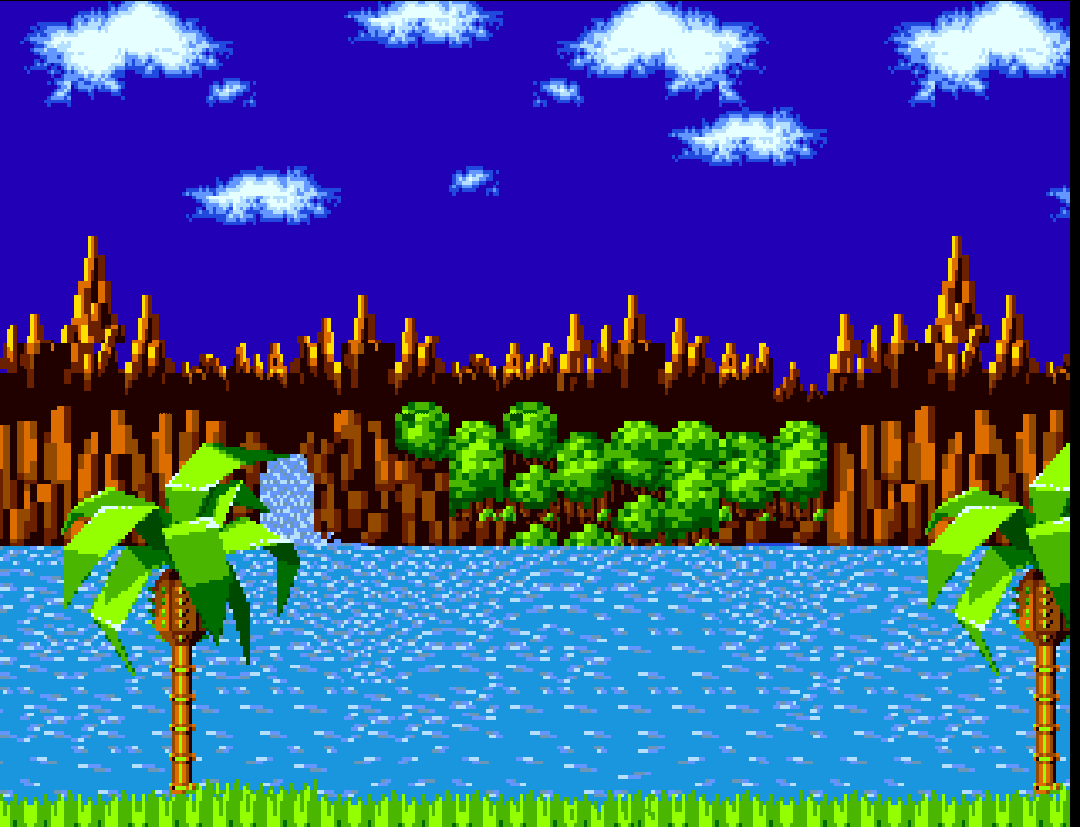 Sonic in Green Hill Zone Blank Template - Imgflip