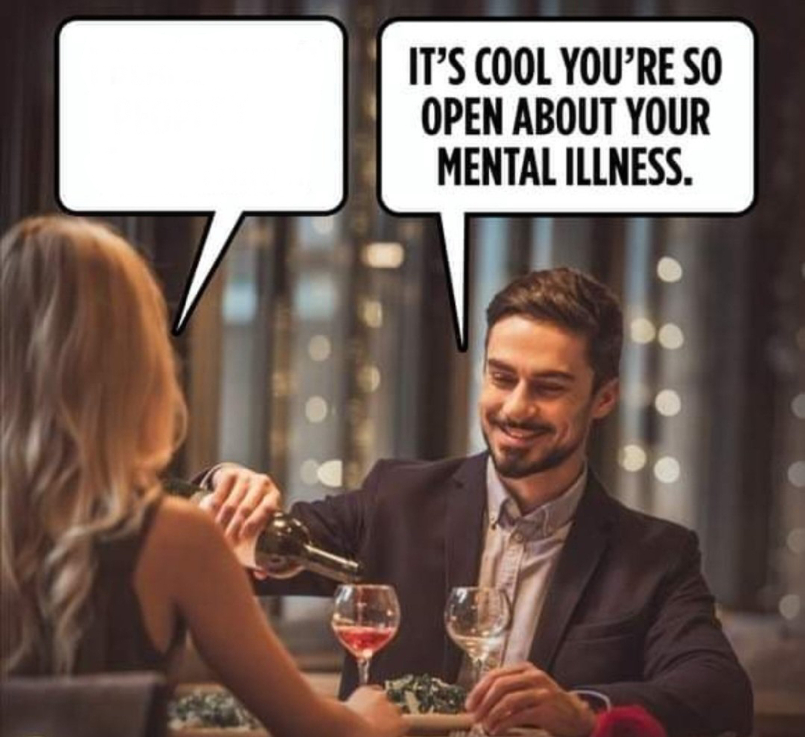 Mental illness Blank Meme Template