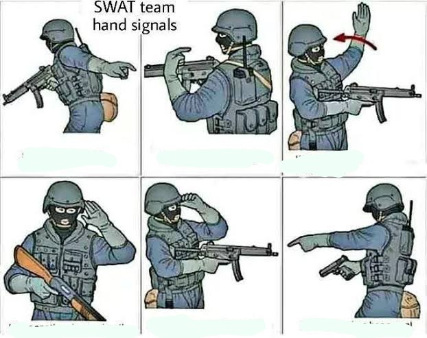 swat team Blank Meme Template