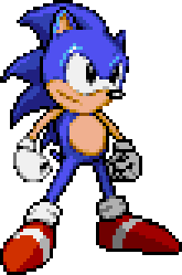High Quality Sonic pixel takes time Blank Meme Template