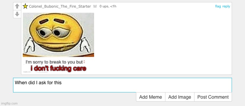 made w/ Imgflip meme maker