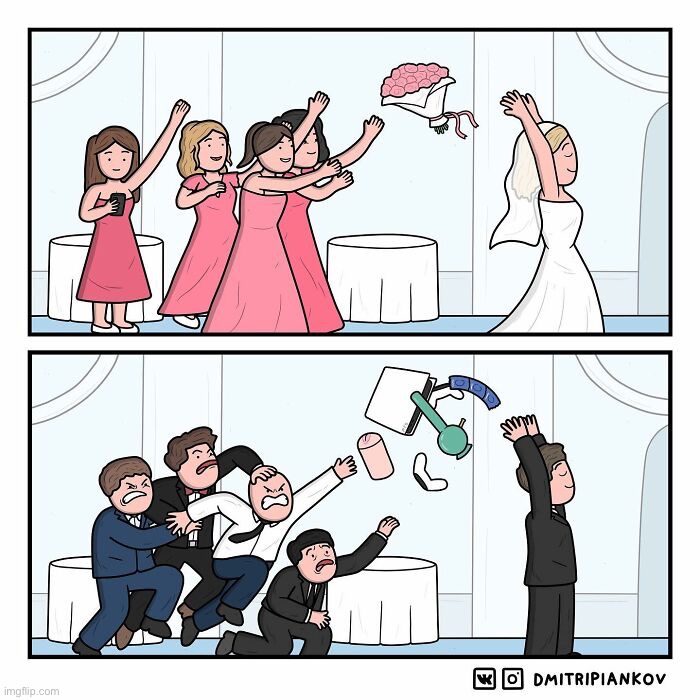 image tagged in comics,weddings,funny,memes | made w/ Imgflip meme maker