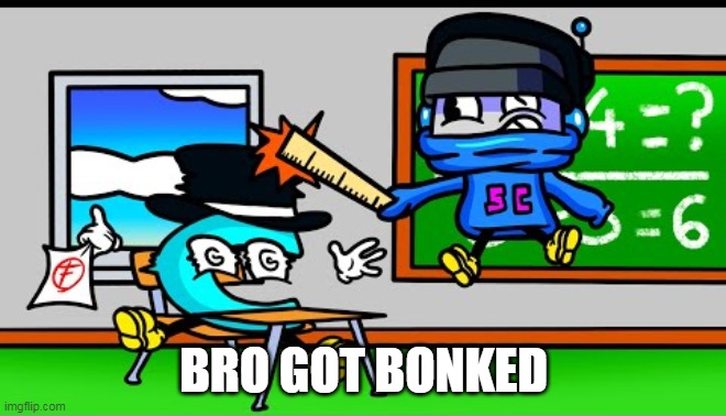 Cursed thumbnail part 6 | BRO GOT BONKED | made w/ Imgflip meme maker