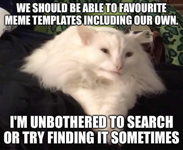 Thurston Waffles | WE SHOULD BE ABLE TO FAVOURITE MEME TEMPLATES INCLUDING OUR OWN. I'M UNBOTHERED TO SEARCH OR TRY FINDING IT SOMETIMES | image tagged in thurston waffles | made w/ Imgflip meme maker