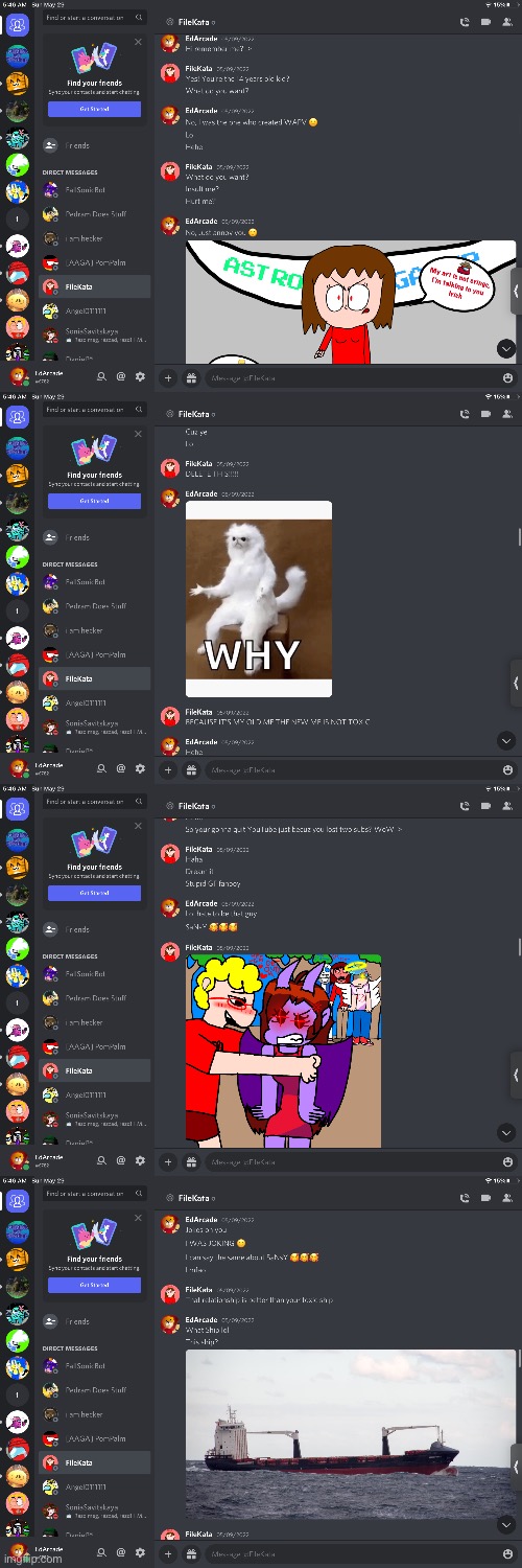 Me trolling Kate on discord (Part 1) | image tagged in troll,kate file,edwin,discord,weekend at pediavillie | made w/ Imgflip meme maker