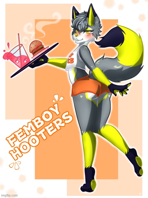 Bruh you're dropping everything! (By Momodesugart) | image tagged in furry,femboy,cute,dat ass,hooters,bruh | made w/ Imgflip meme maker