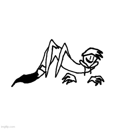 Our phantom photographer has found a mutated version of infamous Adult Swim/Cartoon Network fanatic Daniel Hogan. | made w/ Imgflip meme maker