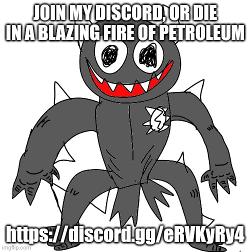 Sponk | JOIN MY DISCORD, OR DIE IN A BLAZING FIRE OF PETROLEUM; https://discord.gg/eRVKyRy4 | image tagged in sponk | made w/ Imgflip meme maker